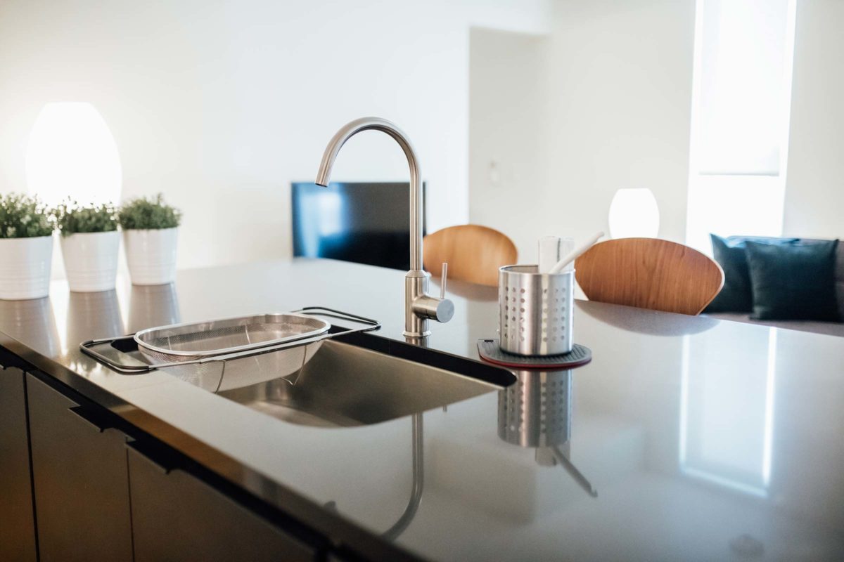 cooking in hotel sink